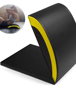Ergonomische Ab Trainer Mat – Opvouwbare Buikspiermat met Rug- en Staartbeenondersteuning
