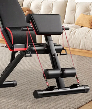 Opvouwbare Halterbank 6-in-1 – Multifunctionele Fitnessbank voor Full Body Training