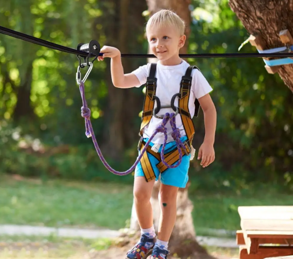 Slackline Katrol 5 Rollen – Stalen Kabelkatrol tot 200kg