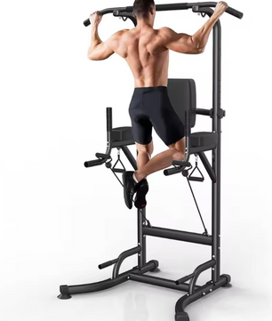 Power Tower Dip Station – Optrekstang & Krachtstation voor Thuis