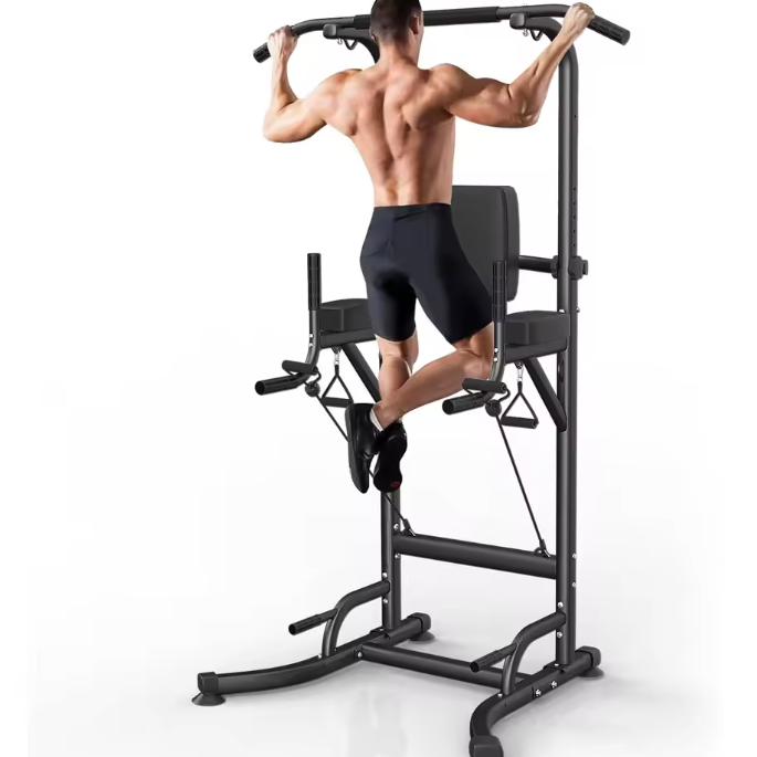 Power Tower Dip Station – Optrekstang & Krachtstation voor Thuis