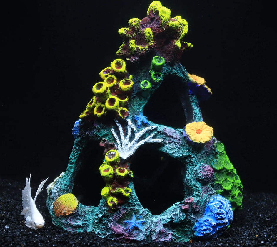 Kunstmatige Koraalrif Aquarium Decoratie – Veelkleurig Hars Ornament