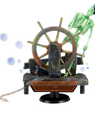 Piraat Skelet Aquarium Decoratie – Bewegend Hars Ornament