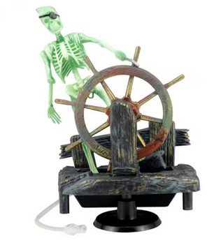 Piraat Skelet Aquarium Decoratie – Bewegend Hars Ornament