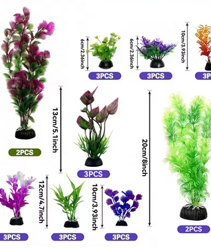 25/26-Delige Aquarium Planten Set – Kunstmatige Waterplanten Decoratie