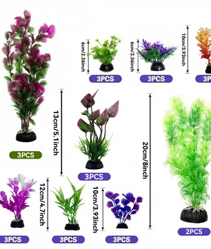 25/26-Delige Aquarium Planten Set – Kunstmatige Waterplanten Decoratie