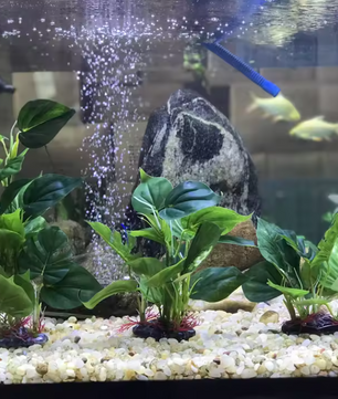 Kunstmatige Aquarium Plant – Grote Groene Bladeren Decoratie