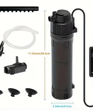 5-in-1 Aquarium Filter met UV – Sterilisatie Pomp 800L/H
