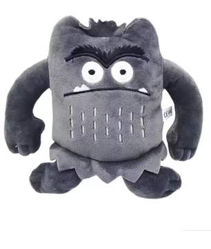 Set van 6 Kawaii Monster Knuffels – Zachte Pluche Speelgoedfiguren, Educatief en Sensorisch Speelgoed (15 cm)