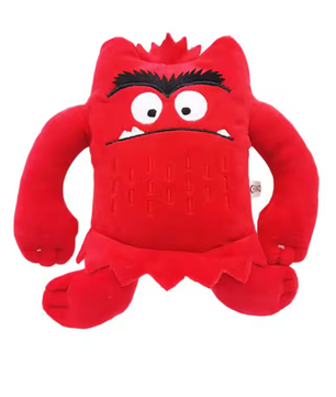 Set van 6 Kawaii Monster Knuffels – Zachte Pluche Speelgoedfiguren, Educatief en Sensorisch Speelgoed (15 cm)