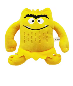 Set van 6 Kawaii Monster Knuffels – Zachte Pluche Speelgoedfiguren, Educatief en Sensorisch Speelgoed (15 cm)