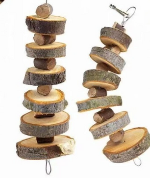 Natuurlijk Houten Kauwspeeltje – Tanden Slijpen Sticks voor Kleine Huisdieren