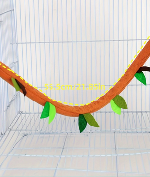 Set van 5 Hangmatten voor Hamsters en Knaagdieren – Pluche Dubbellaagse Schommel en Nest