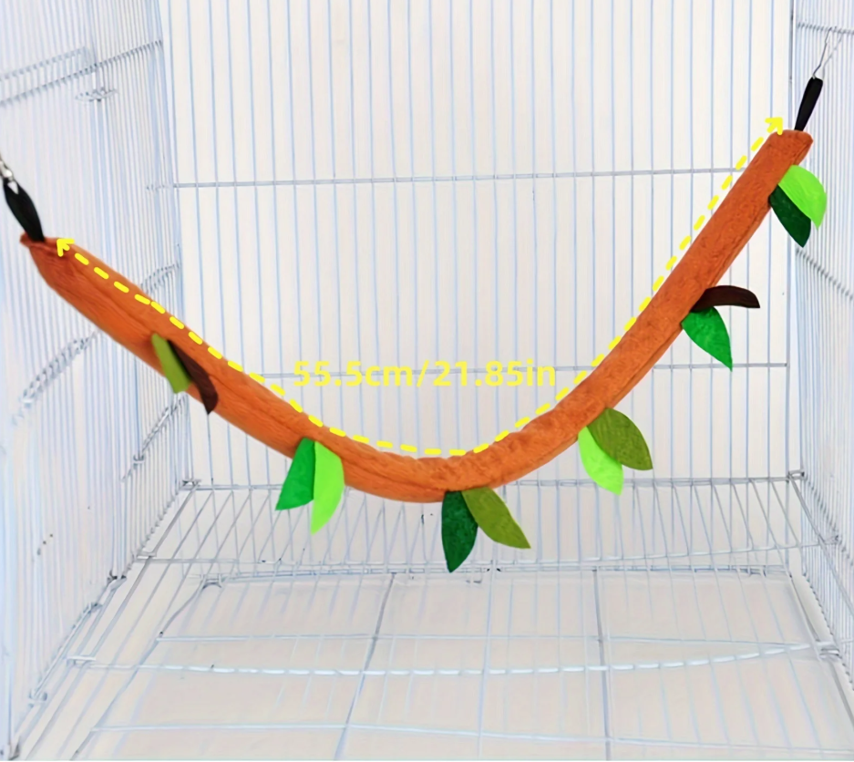 Set van 5 Hangmatten voor Hamsters en Knaagdieren – Pluche Dubbellaagse Schommel en Nest
