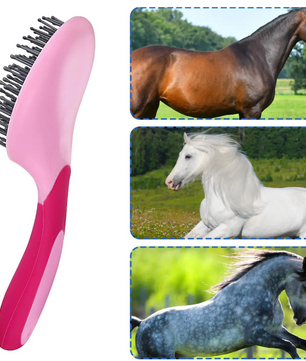 Paarden Manen- en Staartborstel – Professionele Antislip Verzorgingsborstel