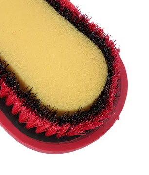 Paardenverzorgingsborstel met Zachte Haren – Antislip Borstel voor Paardenreiniging en Verzorging