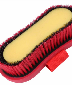 Paardenverzorgingsborstel met Zachte Haren – Antislip Borstel voor Paardenreiniging en Verzorging