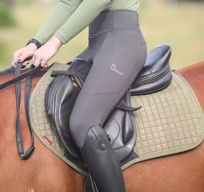 Siliconen Rijbroek voor Paardensport – Ademend en Elastisch, Geschikt voor Kinderen en Dames