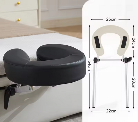 Adjustable Massage Headrest with Face Cushion – Ergonomic en Foldable for Home and Professional Use