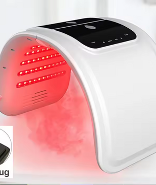 7-Kleuren LED Gezichtsmasker met Spray – PDT Huidverzorging en Skin Rejuvenation Apparaat