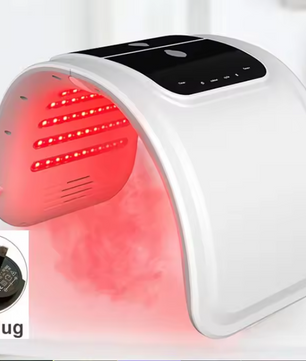 7-Kleuren LED Gezichtsmasker met Spray – PDT Huidverzorging en Skin Rejuvenation Apparaat