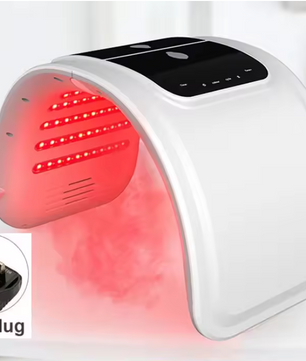 7-Kleuren LED Gezichtsmasker met Spray – PDT Huidverzorging en Skin Rejuvenation Apparaat