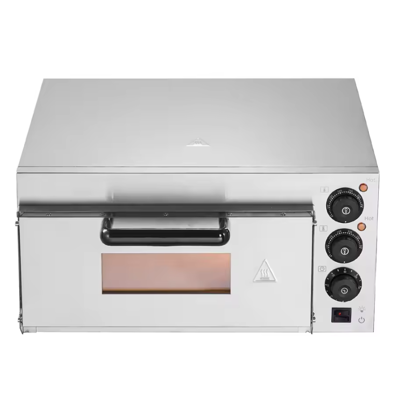 Elektrische Pizza Oven – RVS Tafelmodel met Pizzasteen, Timer en Dubbele Verwarming voor Thuis en Professioneel Gebruik (Copy)
