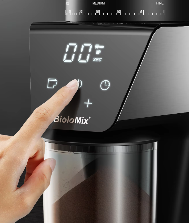 Elektrische Koffiemolen met Burr – 30 Standen en LCD Display