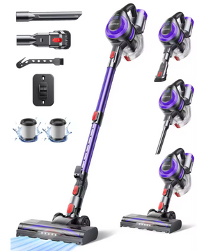 Draadloze Steelstofzuiger 38000Pa – Krachtige Handstofzuiger met 45 Min Accu en LED