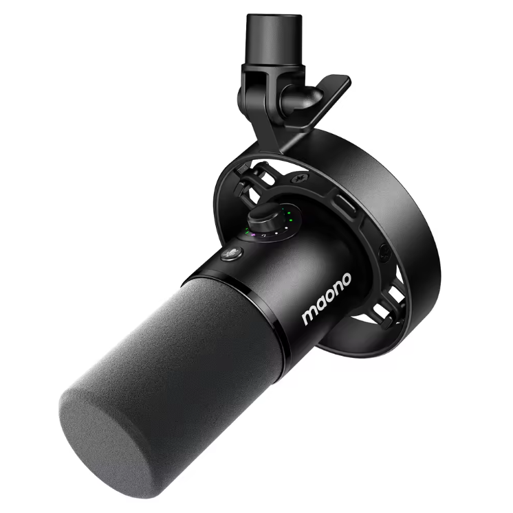 USB/XLR Dynamische Microfoon – 192kHz Studio Podcast en Streaming Mic