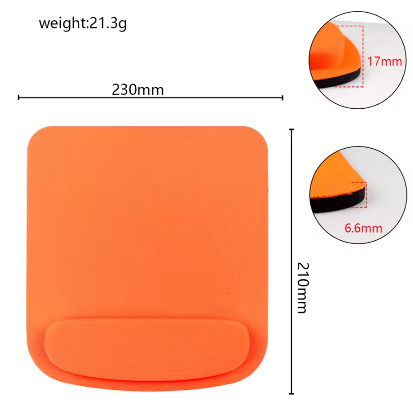 Ergonomische Muismat met Polssteun – Comfortabele Antislip Bureau Accessoire