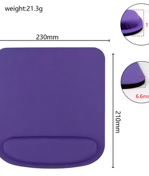 Ergonomische Muismat met Polssteun – Comfortabele Antislip Bureau Accessoire