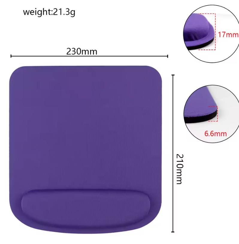 Ergonomische Muismat met Polssteun – Comfortabele Antislip Bureau Accessoire