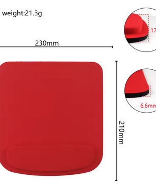 Ergonomische Muismat met Polssteun – Comfortabele Antislip Bureau Accessoire