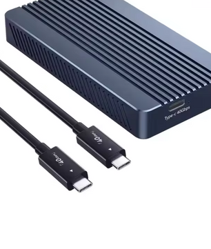 M.2 NVMe SSD Behuizing Thunderbolt 3 – 40Gbps High-Speed Case