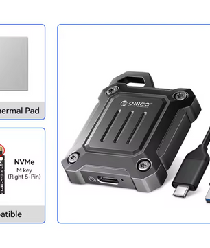 M.2 NVMe SSD Behuizing 2230 – USB-C 3.2 10Gbps Externe Case