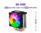 RGB CPU Tower Koeler – 2 Heatpipes en Stille 92mm Fan