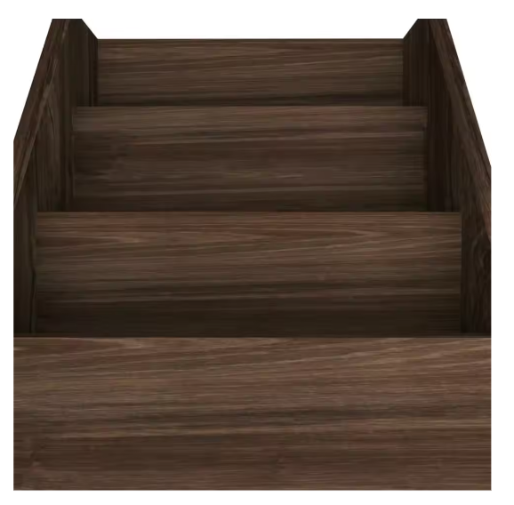 Houten Kinderboekenplank – Opbergmeubel Eikenkleur 71x30x78 cm voor Boeken en Speelgoed