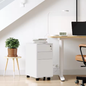 Verrijdbare archiefkast met 3 lades en slot