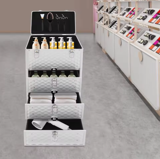 Professionele Make-upkoffer op Wielen – Rollende Cosmetica Trolley