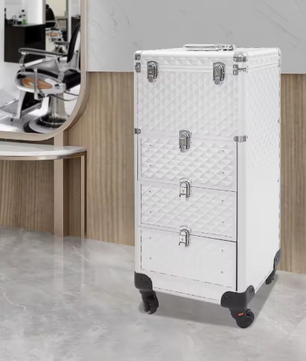 Professionele Make-upkoffer op Wielen – Rollende Cosmetica Trolley