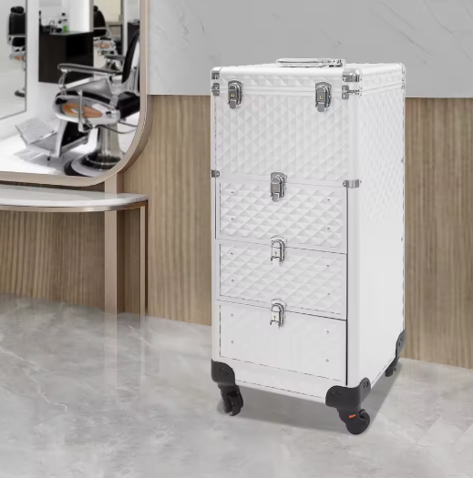 Professionele Make-upkoffer op Wielen – Rollende Cosmetica Trolley