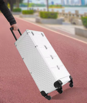Professionele Make-upkoffer op Wielen – Rollende Cosmetica Trolley