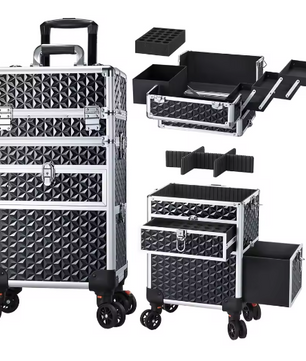 Rollende Make-upkoffer – Professionele Cosmetologie Trolley