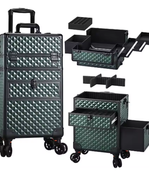 Rollende Make-upkoffer – Professionele Cosmetologie Trolley