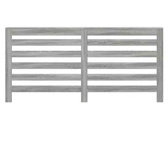 Radiatorbekleding MDF Grijs Sonoma – Stijlvolle Woonkamer Radiatorafdekking 175x20x82 cm