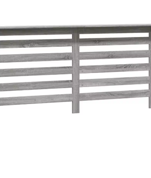 Radiatorbekleding MDF Grijs Sonoma – Stijlvolle Woonkamer Radiatorafdekking 175x20x82 cm