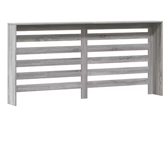 Radiatorbekleding MDF Grijs Sonoma – Stijlvolle Woonkamer Radiatorafdekking 175x20x82 cm