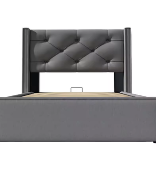 Hydraulisch Gestoffeerd Bed met Opbergruimte en Lattenbodem