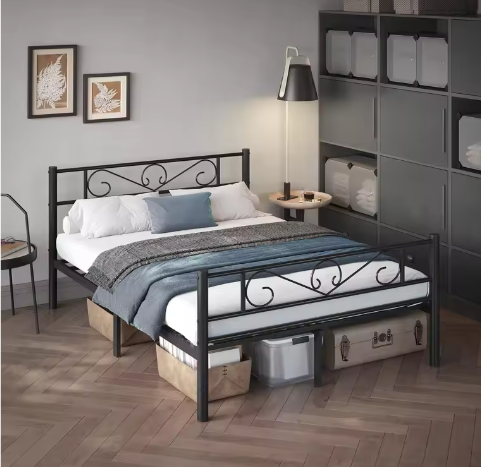 Stijlvol Metalen Tweepersoonsbed 140x200 cm – Robuust en Modern